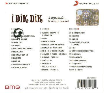 DIK DIK - SOGNANDO LE NOSTRE CANZONI ( 3CD )